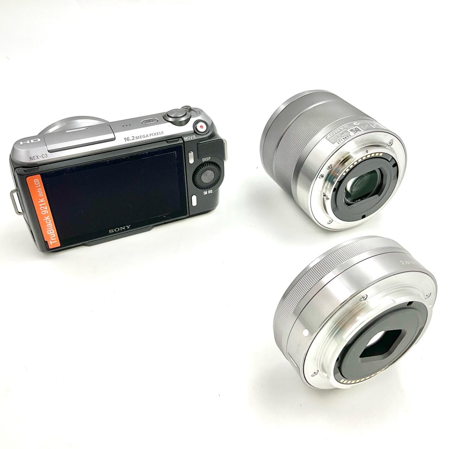 【全額返金保証】【最速発送】Sony デジタル一眼 α NEX-C3D ダブルレンズキット [ブラック] ブラック 動作確認済