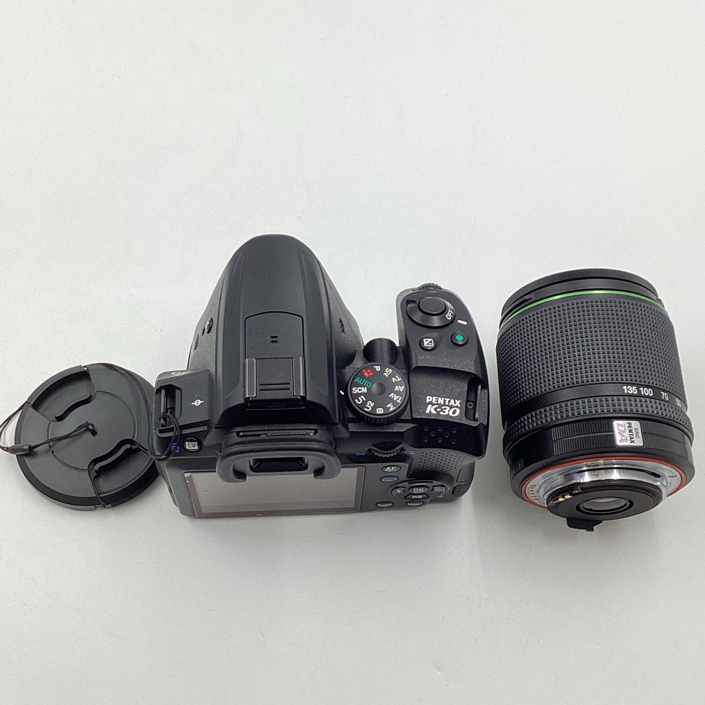 【全額返金保証】【最速発送】PENTAX デジタル一眼 K-30 18-135WRキット ブラック 動作確認済