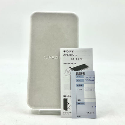 【全額返金保証】【最速発送】Sony Xperia 1 VI 256GB ブラック SIMフリー XQ-EC44 白ロム 美品 動作確認済