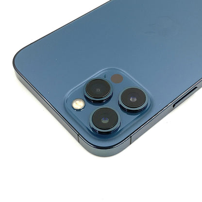 【全額返金保証】【最速発送】Apple iPhone iPhone 12 Pro Max 128GB パシフィックブルー au 白ロム 動作確認済 81%