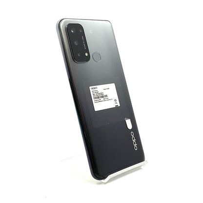 【全額返金保証】【最速発送】OPPO Reno 5 A（eSIM） 128GB シルバーブラック Softbank A103OP 白ロム 動作確認済