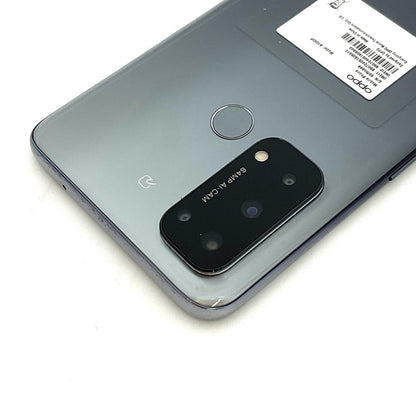 【全額返金保証】【最速発送】OPPO Reno 5 A（eSIM） 128GB シルバーブラック Softbank A103OP 白ロム 動作確認済