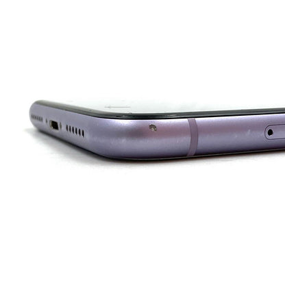 【全額返金保証】【最速発送】Apple iPhone iPhone 11 64GB パープル Softbank 白ロム 動作確認済 76%