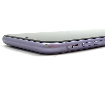 【全額返金保証】【最速発送】Apple iPhone iPhone 11 64GB パープル Softbank 白ロム 動作確認済 76%