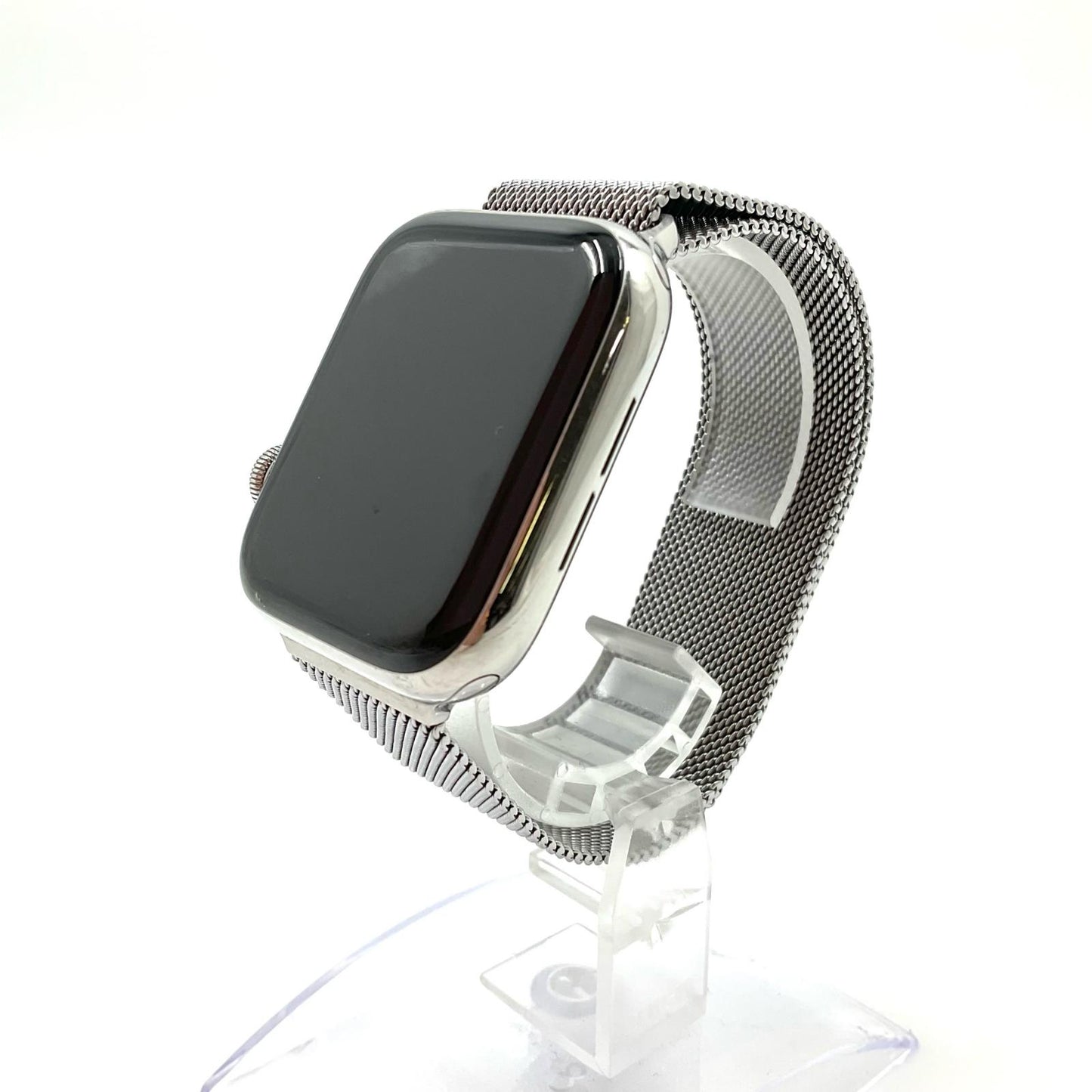 【全額返金保証】【最速発送】Apple Watch Series 6 ステンレススチール 44mm GPS+Cellular 白ロム 82% 動作確認済