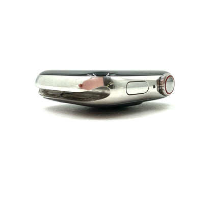 【全額返金保証】【最速発送】Apple Watch Series 6 ステンレススチール 44mm GPS+Cellular 白ロム 82% 動作確認済