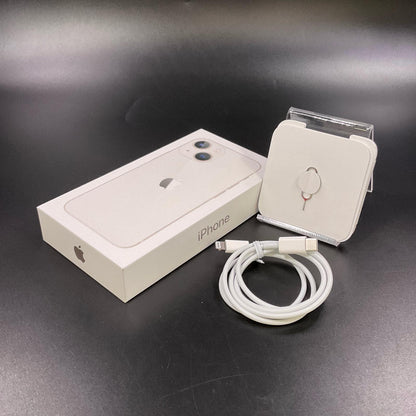 【全額返金保証】【最速発送】Apple iPhone iPhone 13 mini 128GB スターライト Softbank 美品 動作確認済 85%
