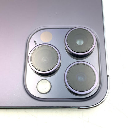 【全額返金保証】【最速発送】Apple iPhone iPhone 14 Pro Max 256GB ディープパープル 動作確認済 80%