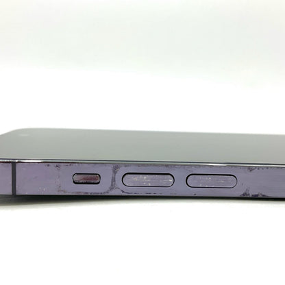 【全額返金保証】【最速発送】Apple iPhone iPhone 14 Pro Max 256GB ディープパープル 動作確認済 80%