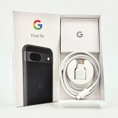 【全額返金保証】【最速発送】Google Pixel 8a 128GB オブシディアン docomo SIMフリー G576D 白ロム 美品 動作確認済