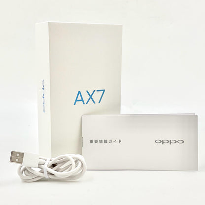 【全額返金保証】【最速発送】OPPO A X7 64GB ゴールド CPH1903 白ロム 動作確認済