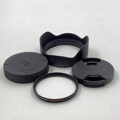 【全額返金保証】【最速発送】SIGMA 17mm F4 DG DN [ライカL用] 美品 動作確認済