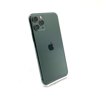 【全額返金保証】【最速発送】Apple iPhone iPhone 11 Pro 256GB ミッドナイトグリーン Softbank 白ロム 動作確認済 90%