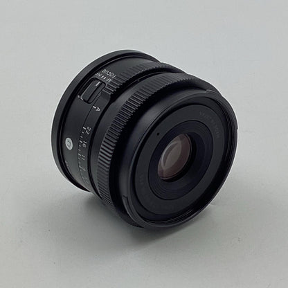 【全額返金保証】【最速発送】SIGMA 45mm F2.8 DG ブラック [ライカL用] 美品 動作確認済