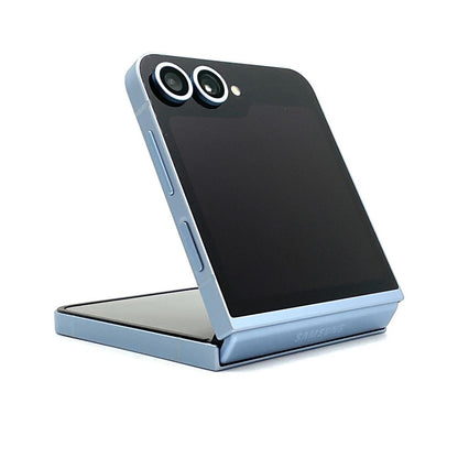 【全額返金保証】【最速発送】SAMSUNG Galaxy Z Flip6 256GB ブルー SIMフリー SM-F741N 白ロム 美品 動作確認済