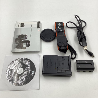 【全額返金保証】【最速発送】Sony デジタル一眼 α65 SLT-A65V ボディ ブラック 動作確認済