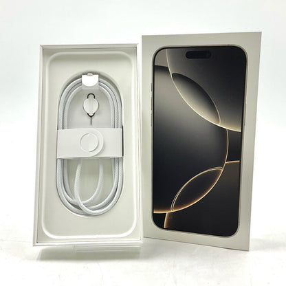 【全額返金保証】【最速発送】Apple iPhone iPhone 16 Pro Max 256GB ナチュラルチタニウム SIMフリー 白ロム 動作確認済 100%