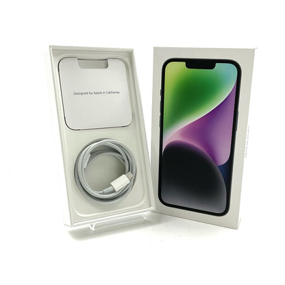 【全額返金保証】【最速発送】Apple iPhone iPhone 14 256GB ミッドナイト 楽天モバイル SIMフリー 白ロム 動作確認済 85%