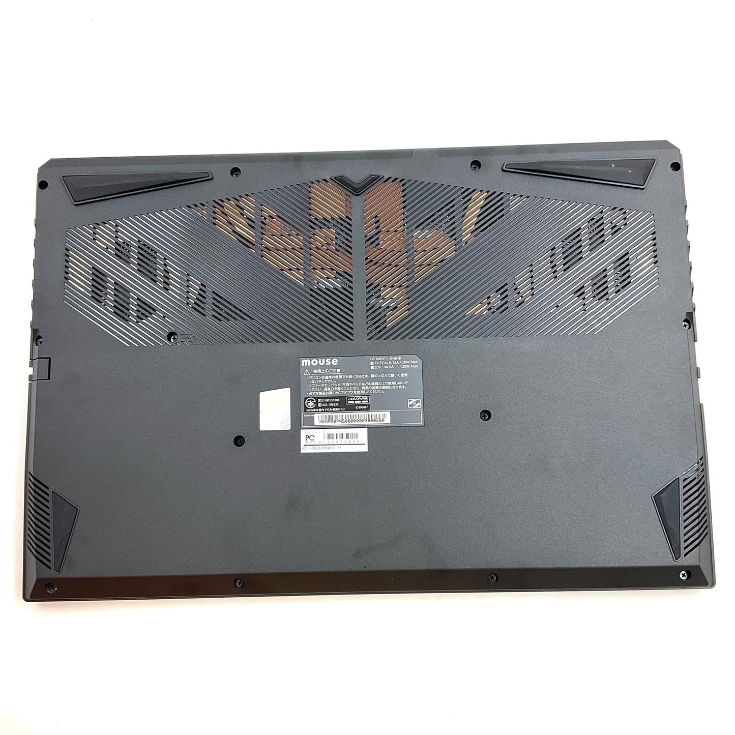 【全額返金保証】【最速発送】MouseComputer K5-i7ADLABW11-H intel core i7-12650H 32GB M.2 SSD 1TB NVIDIA GeForce MX550 83% 美品 動作確認済