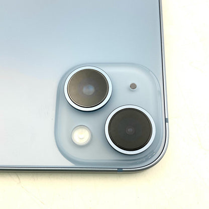 【全額返金保証】【最速発送】Apple iPhone iPhone 14 128GB ブルー 楽天モバイル SIMフリー 白ロム 動作確認済 85%