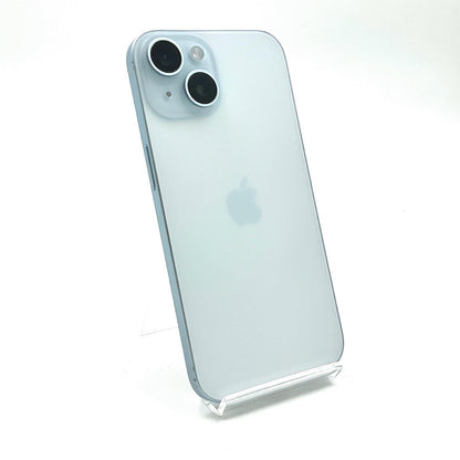 【全額返金保証】【最速発送】Apple iPhone iPhone 15 128GB ブルー au 動作確認済 99%