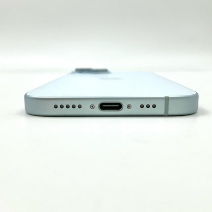 【全額返金保証】【最速発送】Apple iPhone iPhone 15 128GB ブルー au 動作確認済 99%