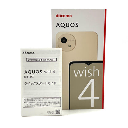 【全額返金保証】【最速発送】SHARP AQUOS wish4 64GB ホワイト docomo SH-52E 白ロム 超美品 動作確認済