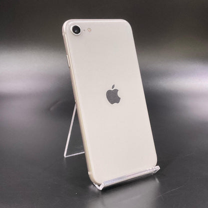 【全額返金保証】【最速発送】Apple iPhone iPhone SE（第3世代） 128GB スターライト Softbank 動作確認済 77%