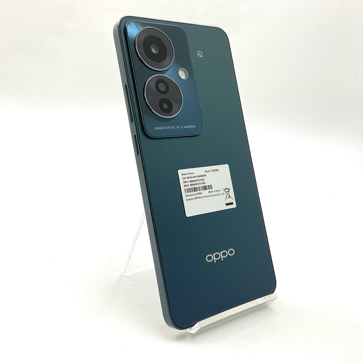 【全額返金保証】【最速発送】OPPO Reno 11A 128GB ダークグリーン 楽天モバイル CPH2603 白ロム 美品 動作確認済