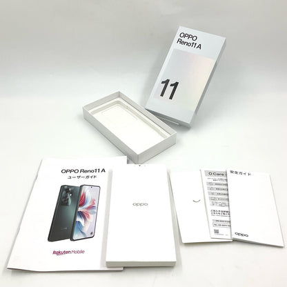 【全額返金保証】【最速発送】OPPO Reno 11A 128GB ダークグリーン 楽天モバイル CPH2603 白ロム 美品 動作確認済