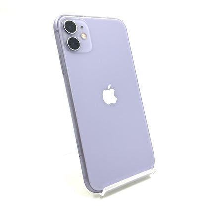 【全額返金保証】【最速発送】Apple iPhone iPhone 11 128GB パープル au 白ロム 動作確認済 77%