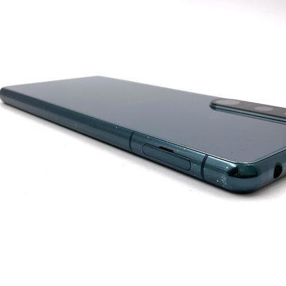【全額返金保証】【最速発送】Sony Xperia 5 III 128GB グリーン docomo SIMフリー SO-53B 白ロム 動作確認済