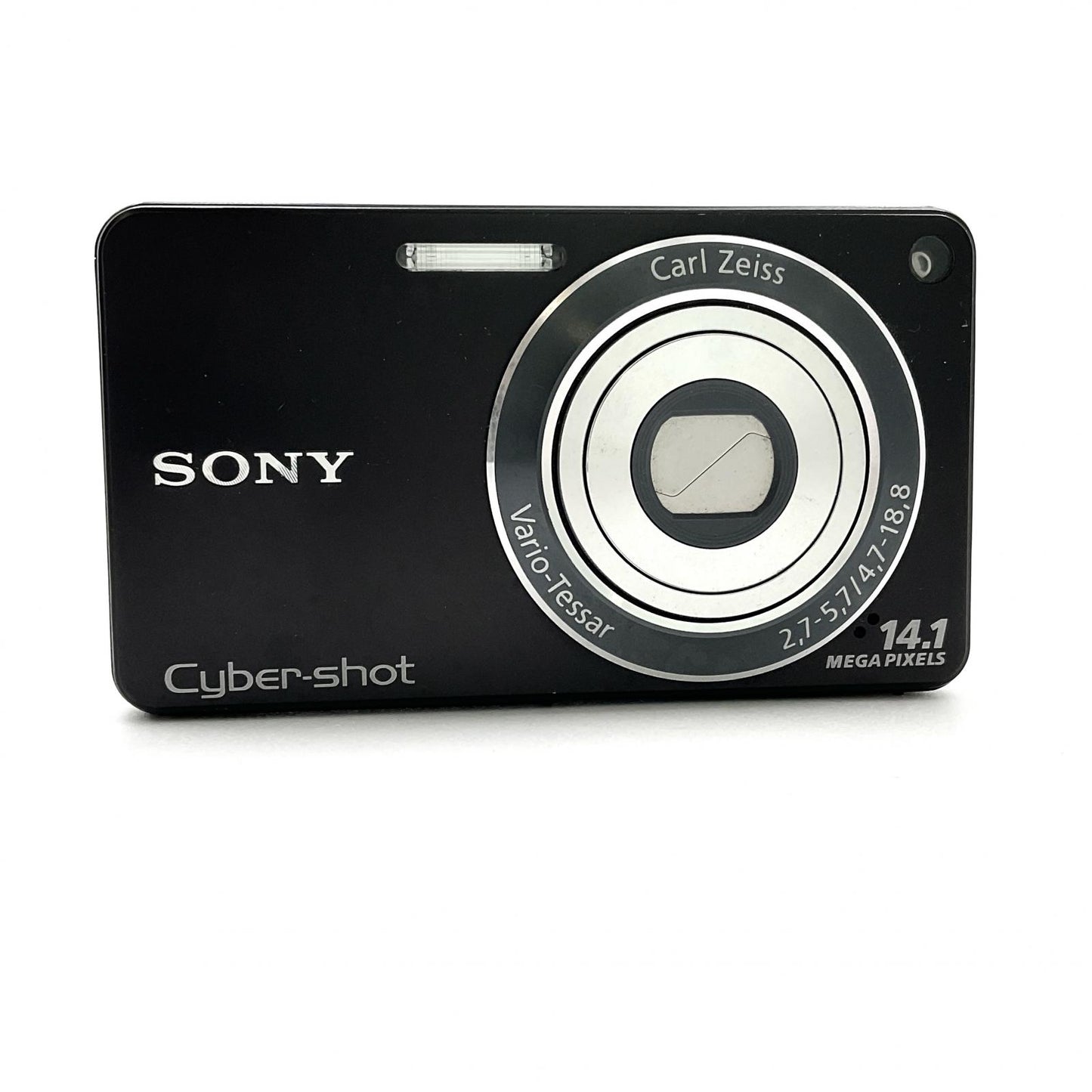 【全額返金保証】【最速発送】Sony コンパクトデジタルカメラ サイバーショット DSC-W350　ブラック 動作確認済
