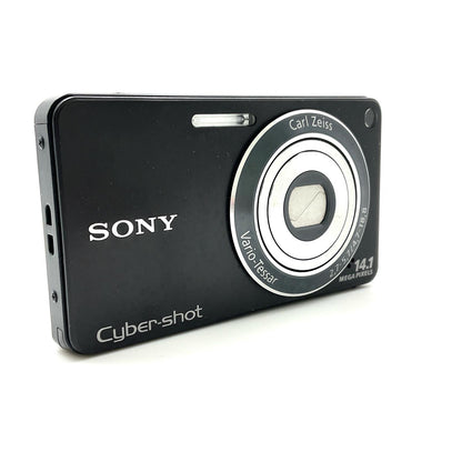 【全額返金保証】【最速発送】Sony コンパクトデジタルカメラ サイバーショット DSC-W350　ブラック 動作確認済