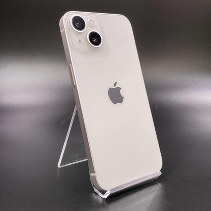 【全額返金保証】【最速発送】Apple iPhone iPhone 14 128GB スターライト docomo 白ロム 動作確認済 87%