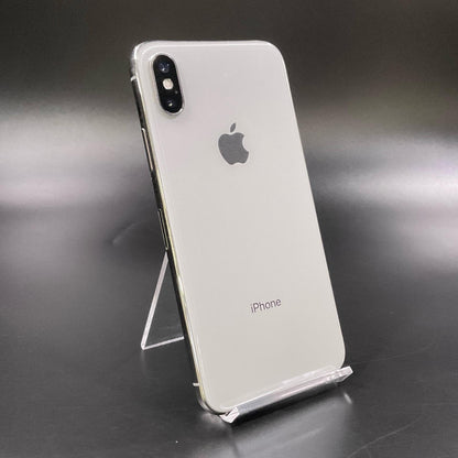 【全額返金保証】【最速発送】Apple iPhone iPhone X 256GB シルバー Softbank 白ロム 動作確認済 75%