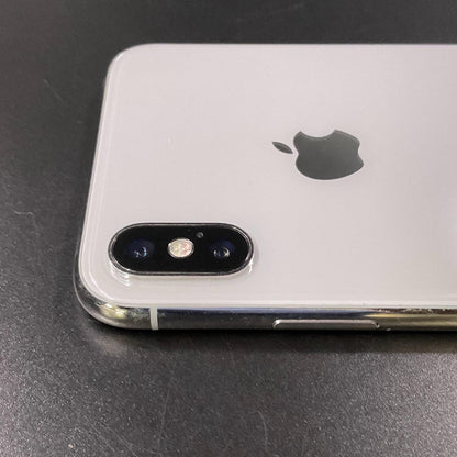 【全額返金保証】【最速発送】Apple iPhone iPhone X 256GB シルバー Softbank 白ロム 動作確認済 75%