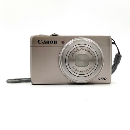 【全額返金保証】【最速発送】Canon コンパクトデジタルカメラ PowerShot S120 [シルバー] 動作確認済