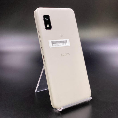 【全額返金保証】【最速発送】SHARP AQUOS wish2 64GB アイボリー Softbank SIMフリー A204SH 白ロム 動作確認済