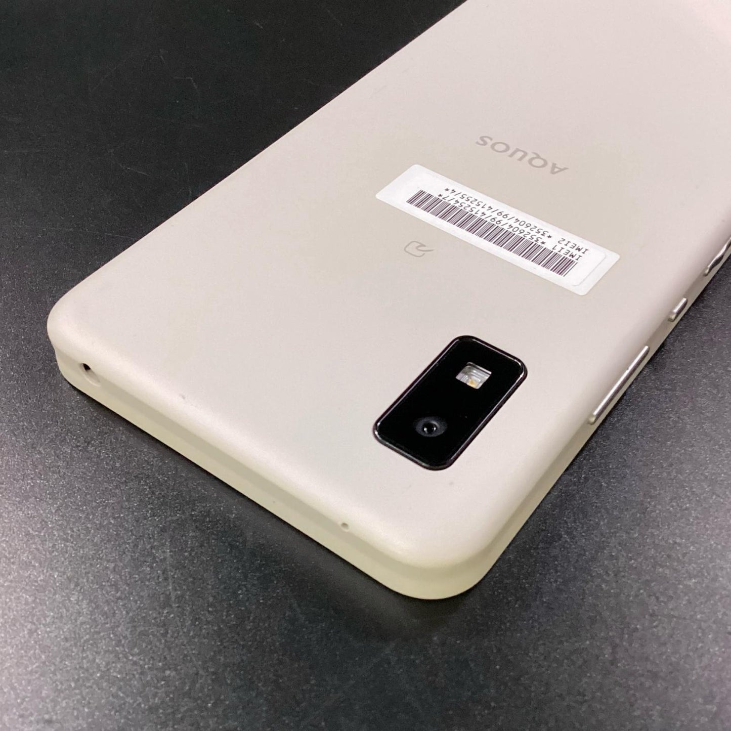 【全額返金保証】【最速発送】SHARP AQUOS wish2 64GB アイボリー Softbank SIMフリー A204SH 白ロム 動作確認済