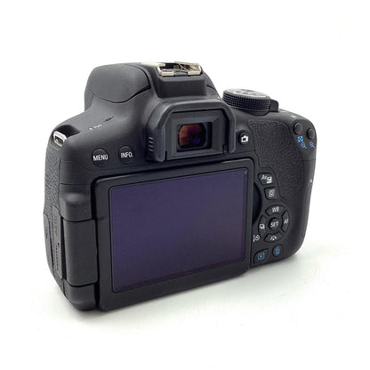 【全額返金保証】【最速発送】Canon デジタル一眼 EOS Kiss X8i EF-S18-55 IS STM レンズキット ブラック 美品 動作確認済