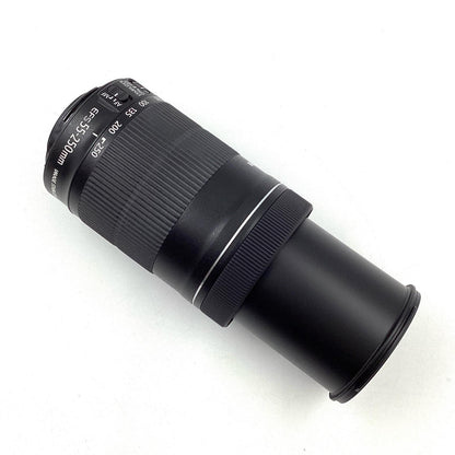 【全額返金保証】【最速発送】Canon EF-S55-250mm F4-5.6 IS STM 美品 動作確認済