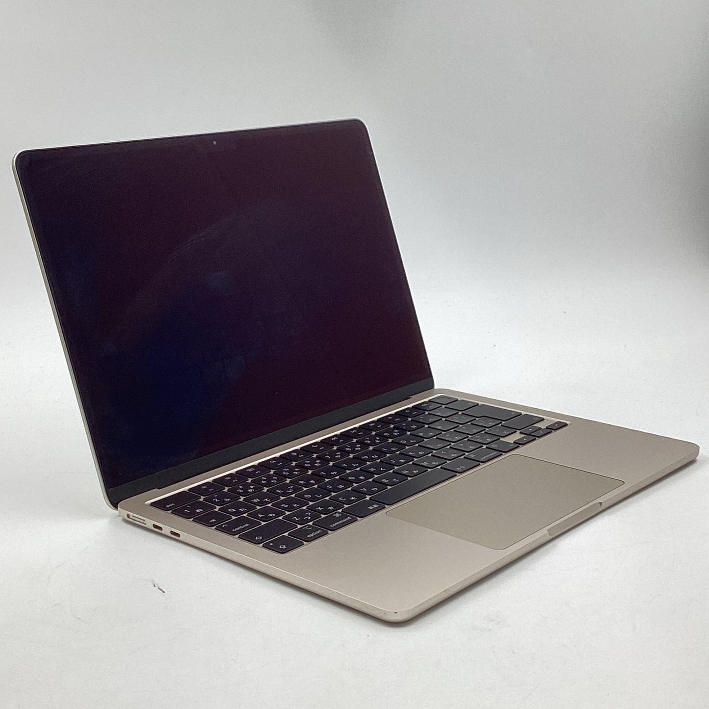 【全額返金保証】【最速発送】Apple MacBook Air 13.6インチ 2022 M2 8コア 8GB SSD 512GB スターライト 98% 動作確認済