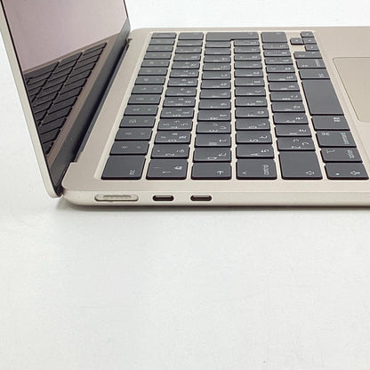 【全額返金保証】【最速発送】Apple MacBook Air 13.6インチ 2022 M2 8コア 8GB SSD 512GB スターライト 98% 動作確認済