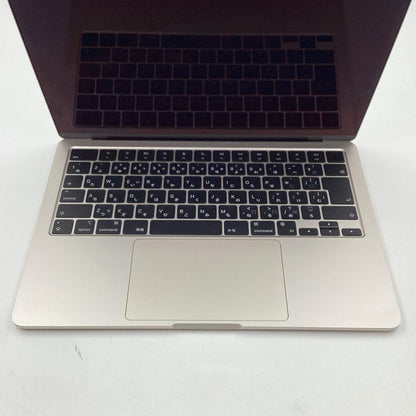 【全額返金保証】【最速発送】Apple MacBook Air 13.6インチ 2022 M2 8コア 8GB SSD 512GB スターライト 98% 動作確認済