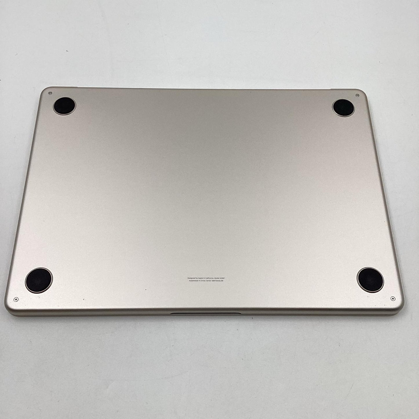 【全額返金保証】【最速発送】Apple MacBook Air 13.6インチ 2022 M2 8コア 8GB SSD 512GB スターライト 98% 動作確認済