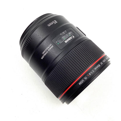 【全額返金保証】【最速発送】Canon EF85mm F1.4L IS USM 美品 動作確認済