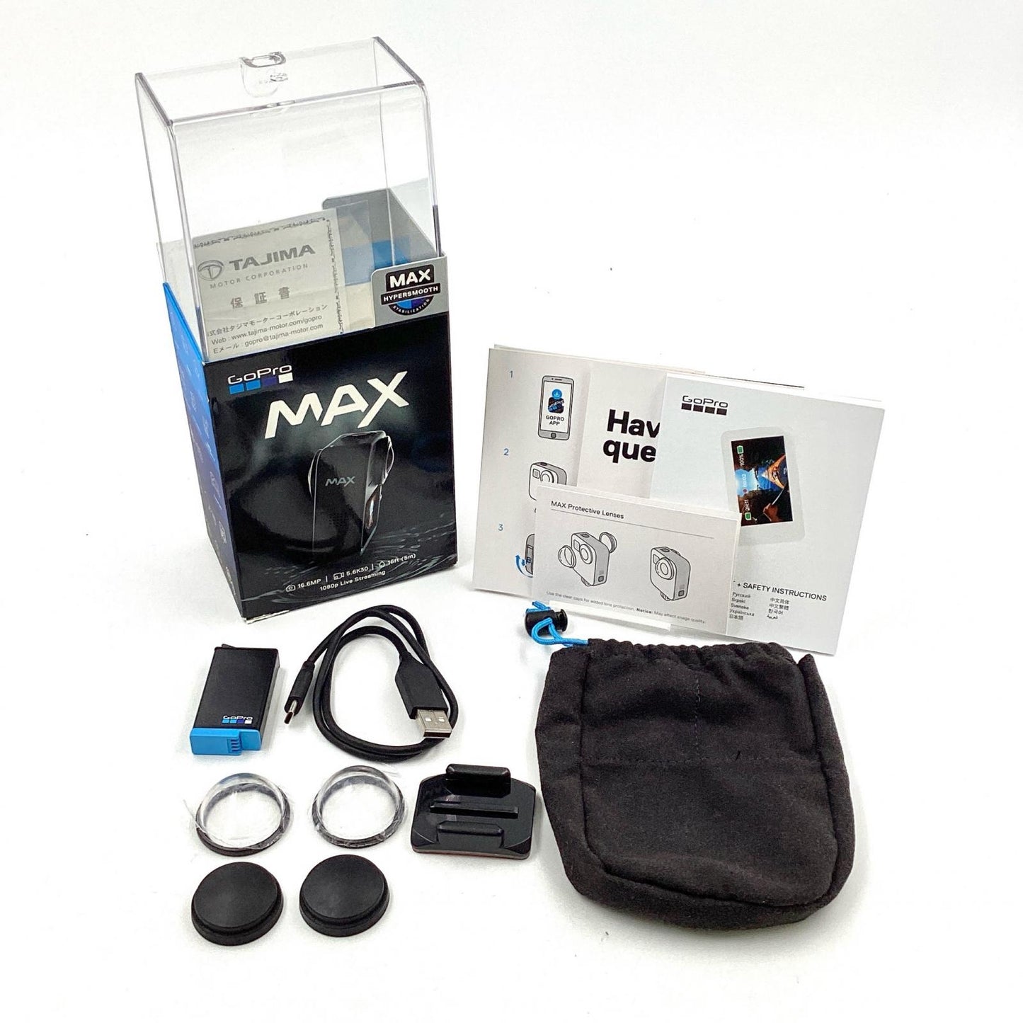 【全額返金保証】【最速発送】GoPro MAX CHDHZ-201-FW 動作確認済