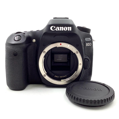 【全額返金保証】【最速発送】Canon デジタル一眼 EOS 80D ボディ ブラック 美品 動作確認済