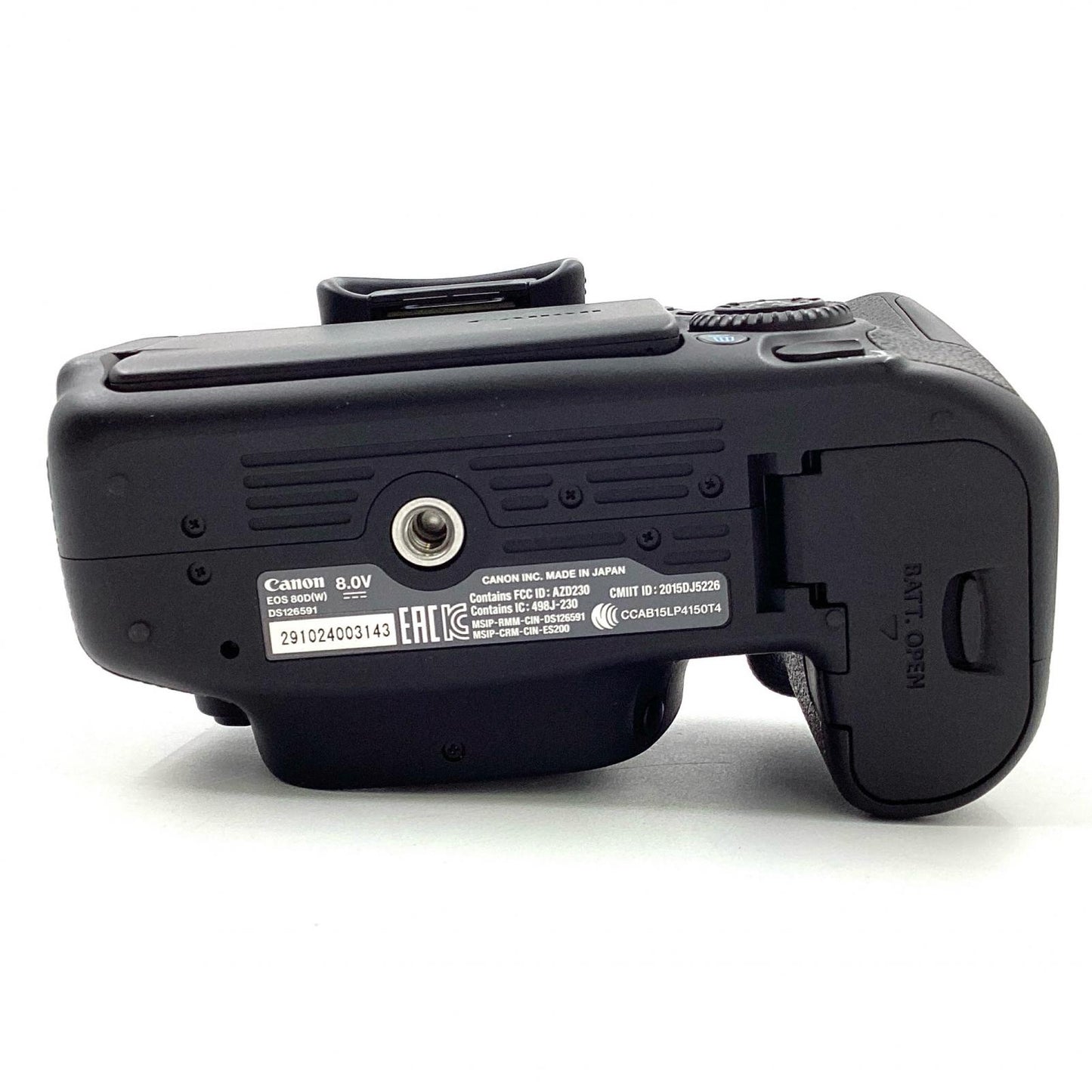 【全額返金保証】【最速発送】Canon デジタル一眼 EOS 80D ボディ ブラック 美品 動作確認済
